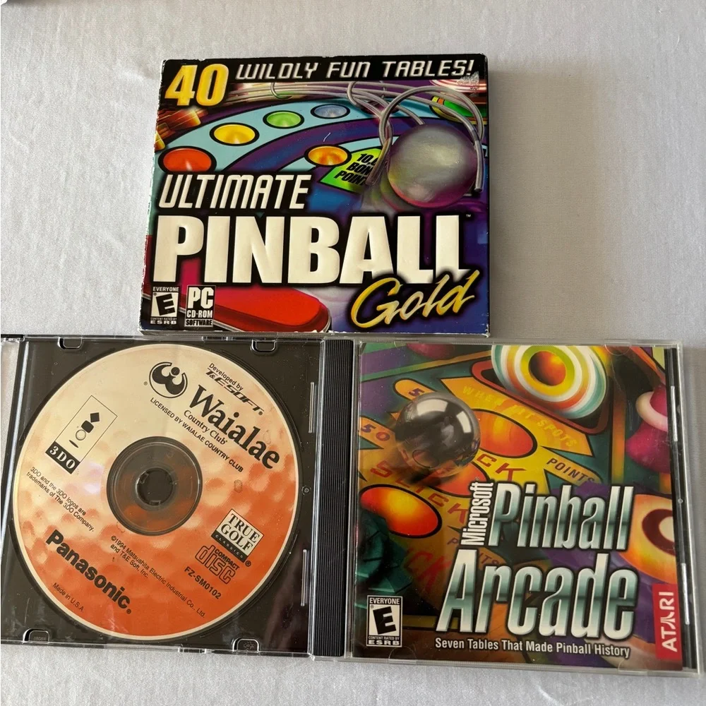 Vintage Ultimate Pinball Gold PC Game Lot